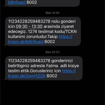 Kayıp Kargo Ve İletişim Sorunu
