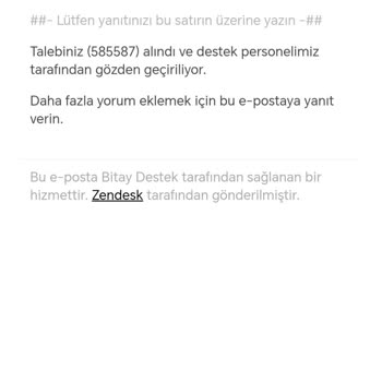 Bitay Global'den Para Çekiminde Sorun: Ulaşılamayan Destek