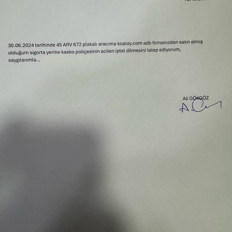 Yanlış Poliçe Ve Geciken İade