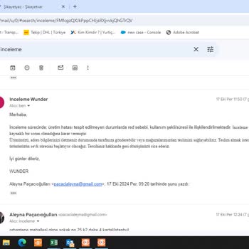 Ürün Kalitesi Ve Müşteri Hizmeti Hayal Kırıklığı