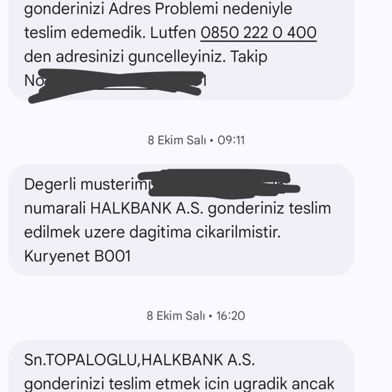 Kuryenet'in Adres Yetersizliği Sorunu