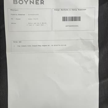 Yanlış Ürün Gönderimi Ve Müşteri Hizmetleri Sorunu
