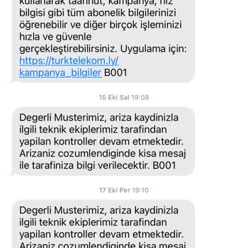 Türk Telekom'un Sürekli Bahaneleri Ve İlgisizliği