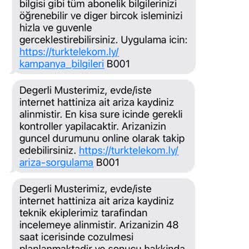 Türk Telekom'un Sürekli Bahaneleri Ve İlgisizliği