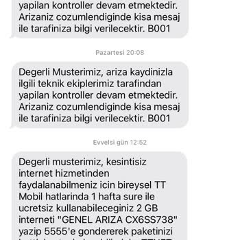 Türk Telekom'un Sürekli Bahaneleri Ve İlgisizliği