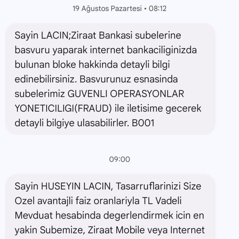 Ziraat Bankası'nda Faiz İşlemi Engeli