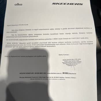 Skechers Ayakkabımın Renk Değişimi Sorunu