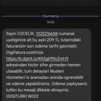 Abone Olmadığım Halde Gelen Fatura Sorunu