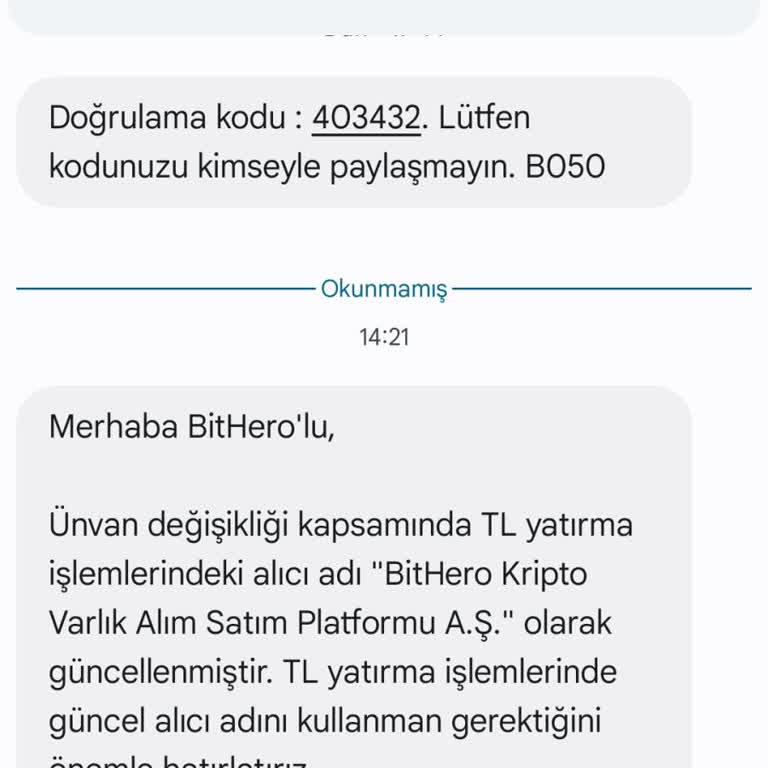 İzinsiz Açılan Bithero Hesabımın Kapatılmasını İstiyorum