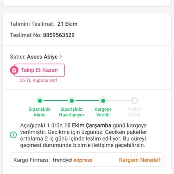 Trendyol Siparişim Neden Hala Gelmedi?