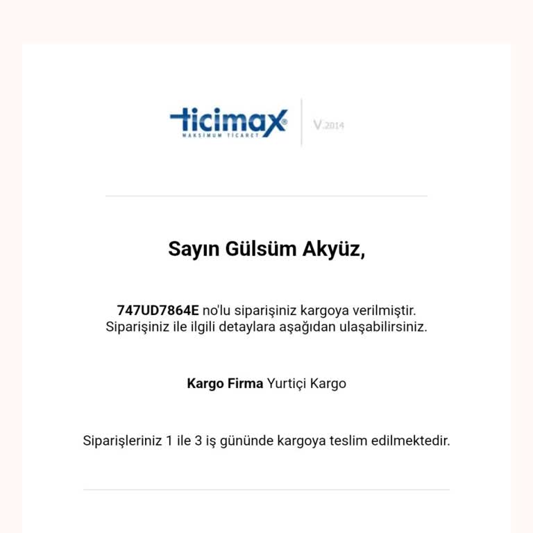 Geciken Sipariş Ve İletişimsizlik Sorunu