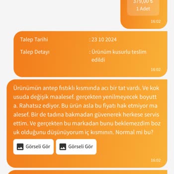 Bozuk Çikolata Ve İlgisiz Müşteri Hizmetleri