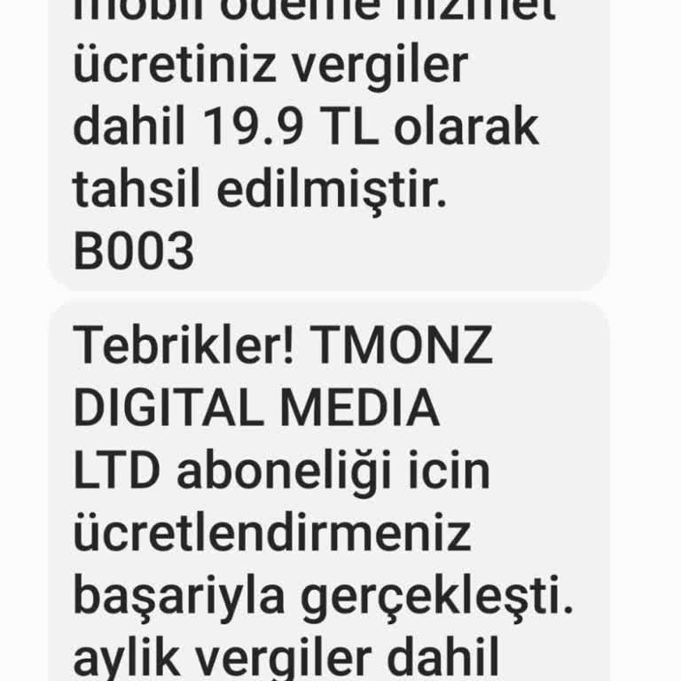 Yanlışlıkla Yapılan Mobil Ödeme Üyeliği Sorunu