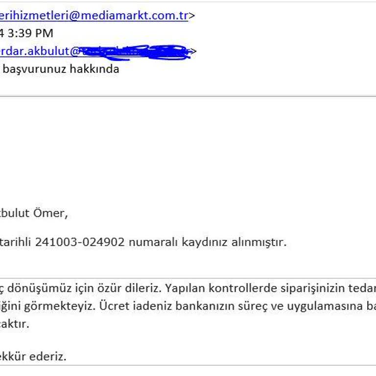 Teslimat Gecikmesi Ve İade Sorunu