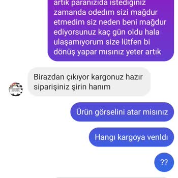 Sipariş Sonrası İletişim Sorunu