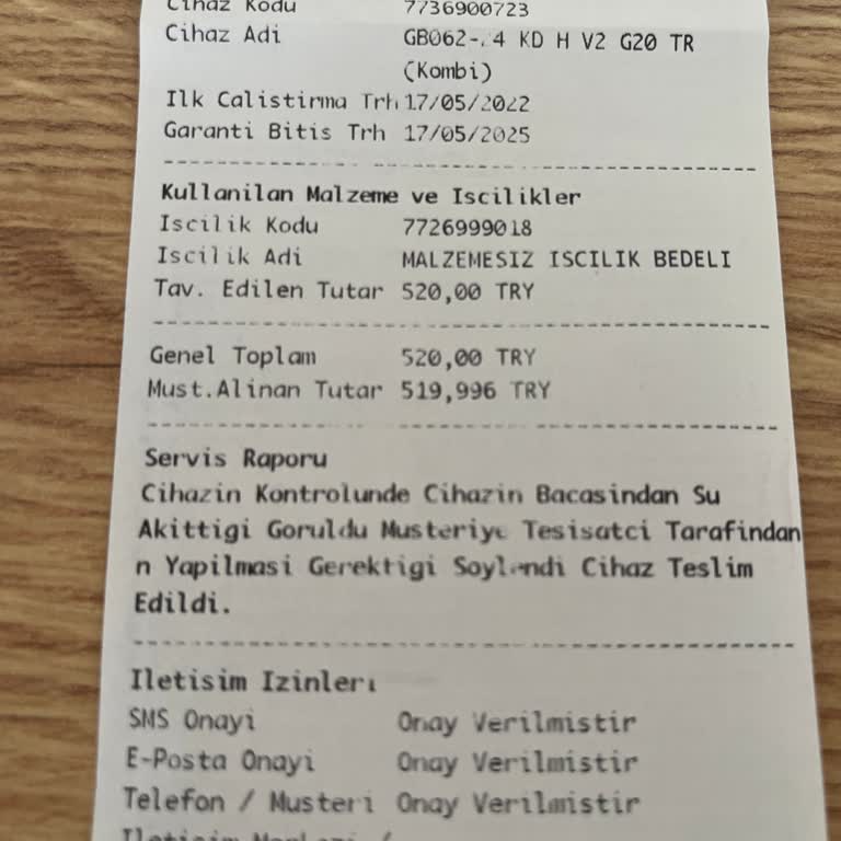 Buderus Servis Ücreti Şoku Ve Çözülmeyen Sorun