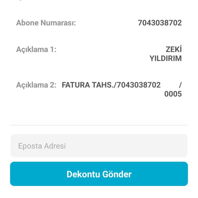 Yanlış Fatura Ödemesi Ve İade Talebi