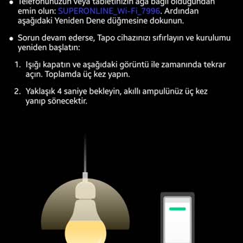 Tapo Smart Akıllı Ampul Kurulum Sorunu