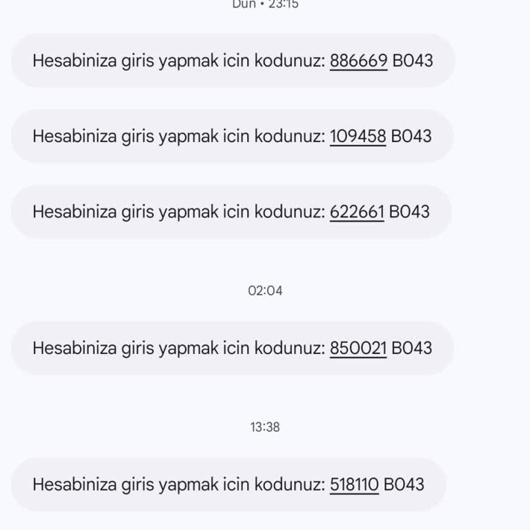 Yetkisiz Doğrulama Kodları Ve Güvenlik Endişesi