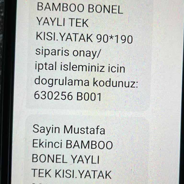 BİM'den Satın Alınan Yatağın Teslimat Sorunu