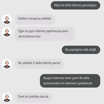 Vodafone'un Çifte Kısıtlama Ve Ücret Haksızlığı
