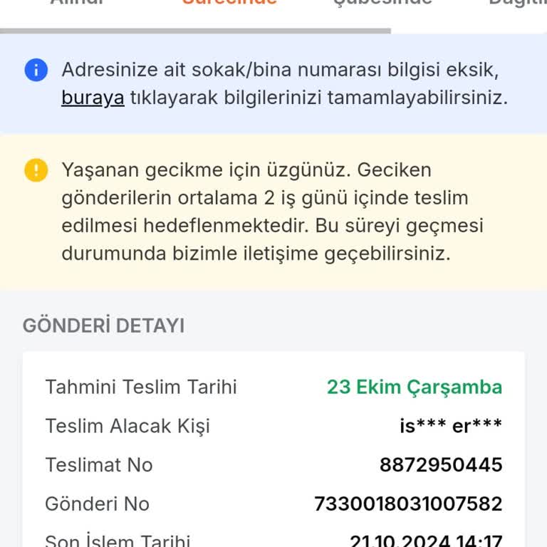 Hızlı Teslimat Sözü Tutulmadı