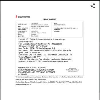 Lazer Epilasyon Randevusu Ve Ücret İadesi Sorunu