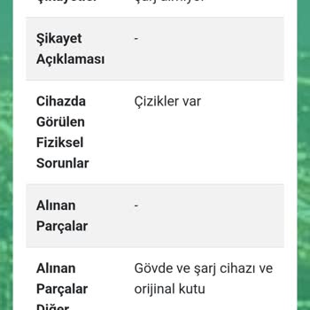 Yanlış Süpürge Gönderimi Ve Yüksek Onarım Ücreti Mağduriyeti