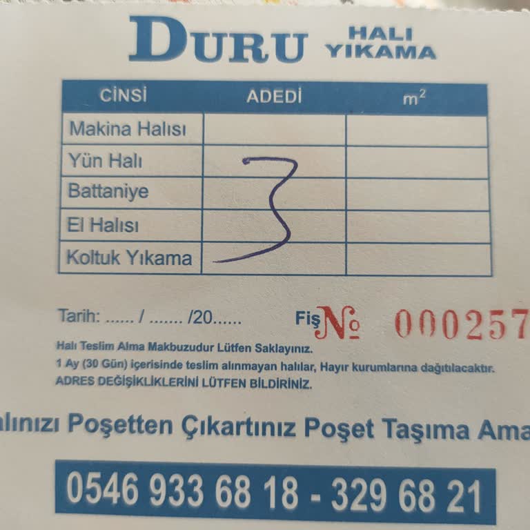 Yanlış Numara Ve Eksik Hizmet: Halılarım Nerede?
