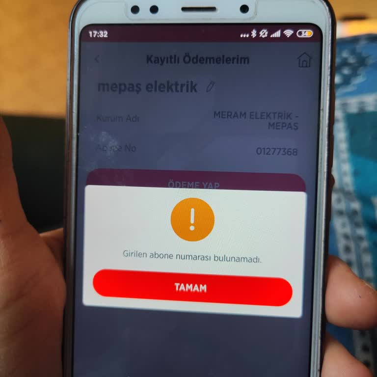 Ziraat Bankası Hesabımdan Elektrik Faturası Ödeme Sorunu