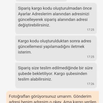 Yanlış Adrese Kargolanan Sipariş Ve İlgisiz Müşteri Hizmetleri