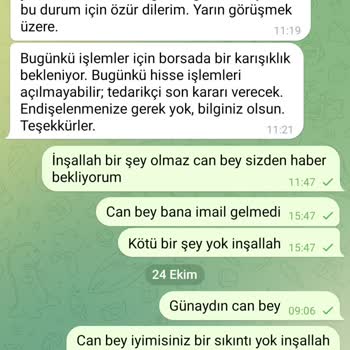 Yatırım Danışmanına Ulaşamama Sorunu