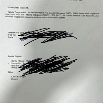 Fuzul Ev Esenler Projesinde Geri İade Sorunu