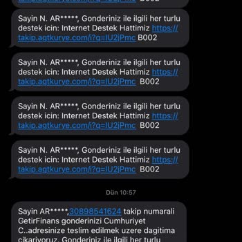 AGT Kurye'nin Teslimat Sorumsuzluğu