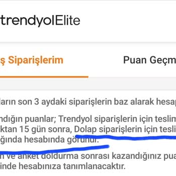 Trendyol Elit Üyelik Puan Sorunu Ve Müşteri Hizmetleri Hayal Kırıklığı