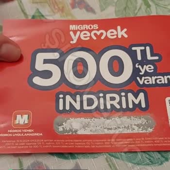 Migros Yemek Kupon Sorunu