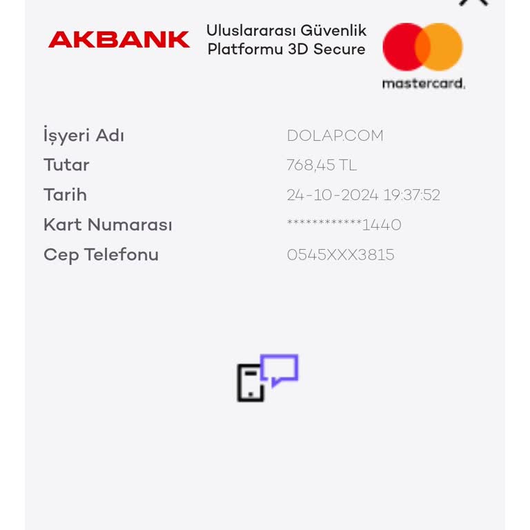 Akbank Secure 3D Şifresi SMS Sorunu
