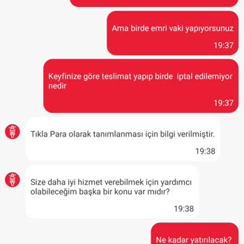 Eksik Ürün Ve Geciken Teslimat Sorunu