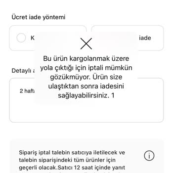 Kargolanmayan Ürün Ve Yetersiz Destek Ekibi