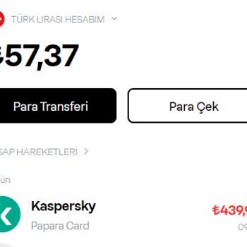 Kaspersky Abonelik Ücreti İadesi Sorunu