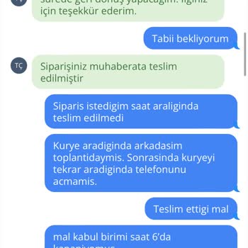 Teslimat Sorunu Ve Müşteri Hizmetleri Hayal Kırıklığı