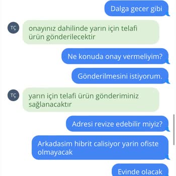 Teslimat Sorunu Ve Müşteri Hizmetleri Hayal Kırıklığı