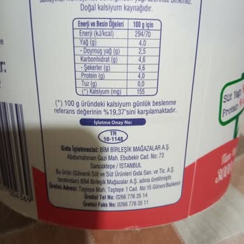 BİM Dost Yoğurt'ta İstenmeyen Sürpriz