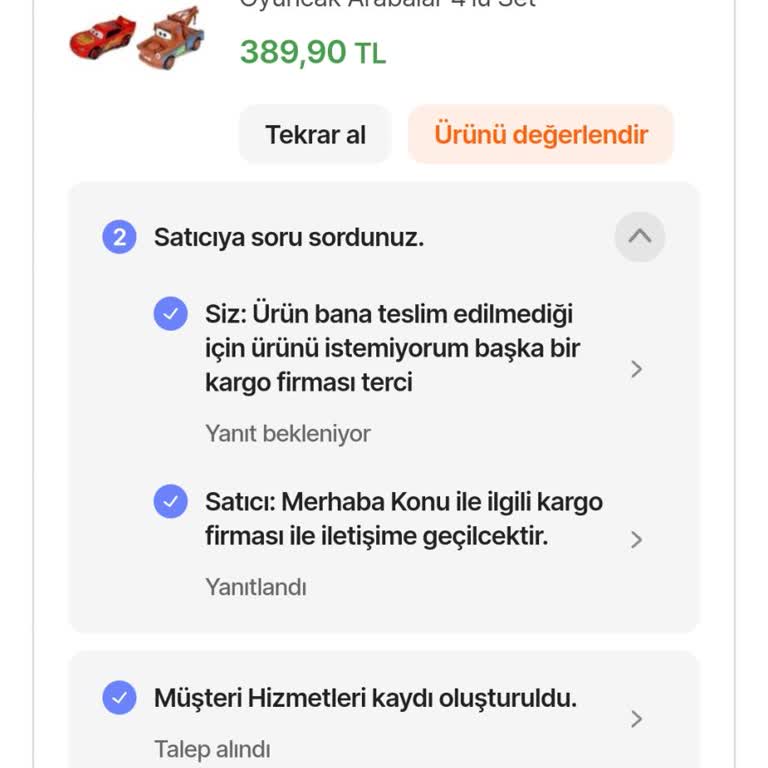 Sürat Kargo İle Teslimat Sorunu Ve İlgisizlik