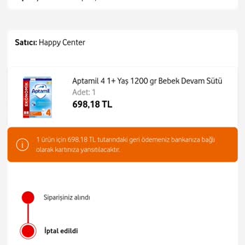 Ürün İptali Sonrası Geciken İade Ücreti Sorunu