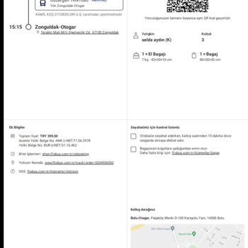 Bilet Saat Değişikliği Ve İletişim Sorunu