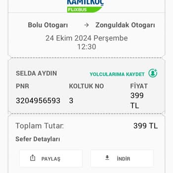 Bilet Saat Değişikliği Ve İletişim Sorunu