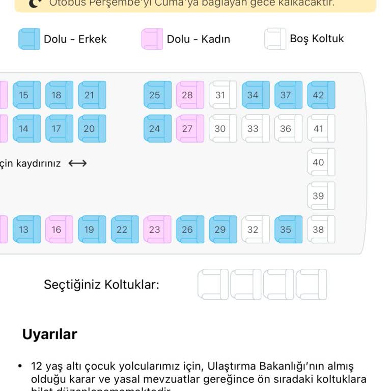 Boş Koltuk Varken Yanıma Yolcu Oturtulması Ve Saldırgan Tavırlar