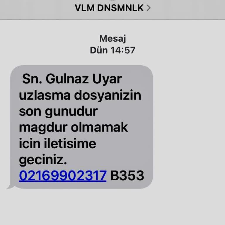 Yanıltıcı Mesajlarla Mağduriyet Tehdidi