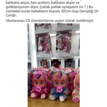 Hepsiburada'dan Aldatıcı Bebek Oyuncak Hayal Kırıklığı